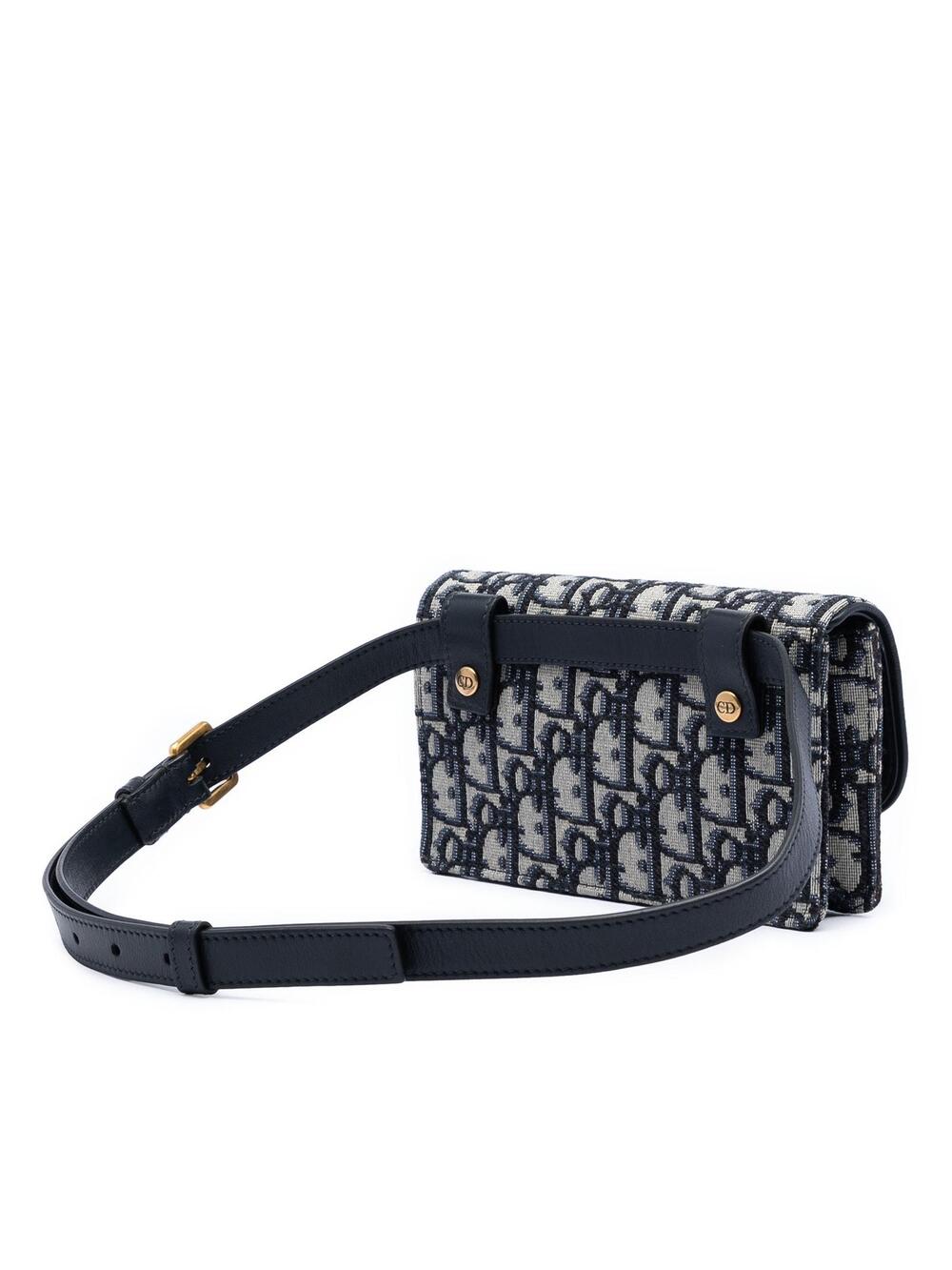 Dior Oblique Canvas Saddle Belt Bag #357943D93B - Picture 2 of 7